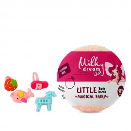 Бомба для ванн kids "Казкова Фея" з каблучкою 75 г Milky Dream