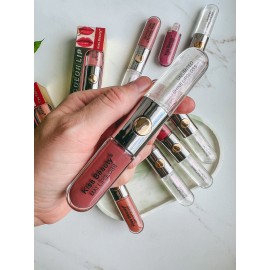 Блиск помада 2в1 матовий+дзеркальний Kiss Beauty Bicolor Lip