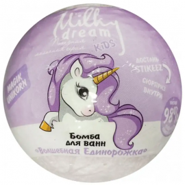 Бомба для ванн kids "Монстрик Max" 100 г Milky Dream