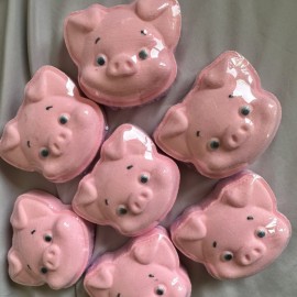 Бомбочка-гейзер для ванни Лабубу 55г та Котики 60г Висота 8 см