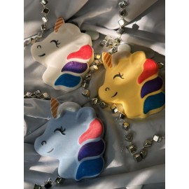 Бомбочка-гейзер для ванни Панди і Єдиноріжка 9 см 90 гр