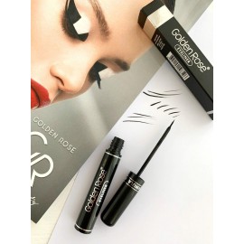 Підводка для очей с м'якою кісточкою Golden Rose Volume Black Eyeliner Чорна підводка для очей