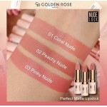 Нюдова матова помада для губ Golden Rose Nude Look Perfect Matte Lipstick