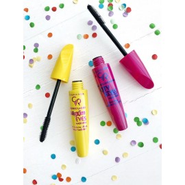 Подовжуюча чорна Туш для вій Golden Rose City style Об'єм малиновий тюбик