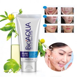 Пінка для вмивання Анти Акне Bioaqua оптом Пінка для вмивання анти акне bioaqua pure skin anti-acne 100мл