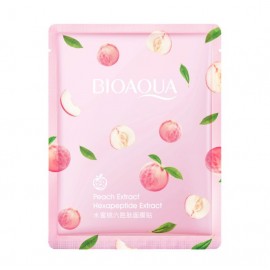 Омолоджувальна тканинна маска пептидна з екстрактом персика Bioaqua Peach Extract 25g