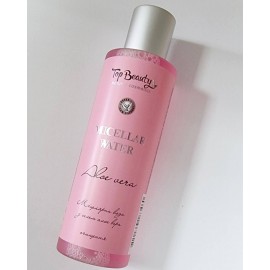 Міцелярна вода з гелем алое вера Top beauty 200мл для очищення