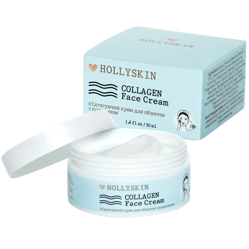 Ліфтинг крем для обличчя з колагеном  Hollyskin Collagen Face Cream 50 ml