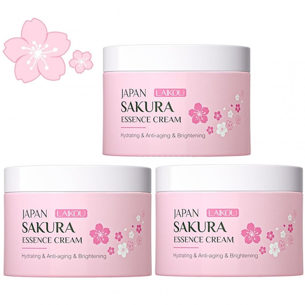 Антивіковий крем для обличчя з екстрактом сакури Laikou Sakura Essence Cream 25g