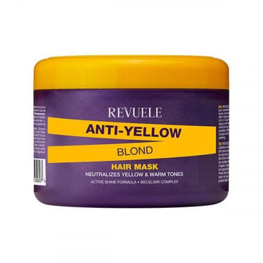 Маска для волосся Revuele Anti Yellow Blond Hair Mask з антижовтим ефектом, 500 мл