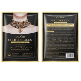 Колагенова маска для шиї Sadoer Gold Collagen