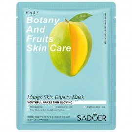 Тканинна маска для обличчя з екстрактом манго Sadoer Botany And Fruits
