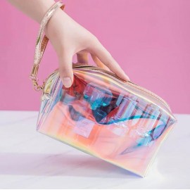 Косметичка прозора голографічна