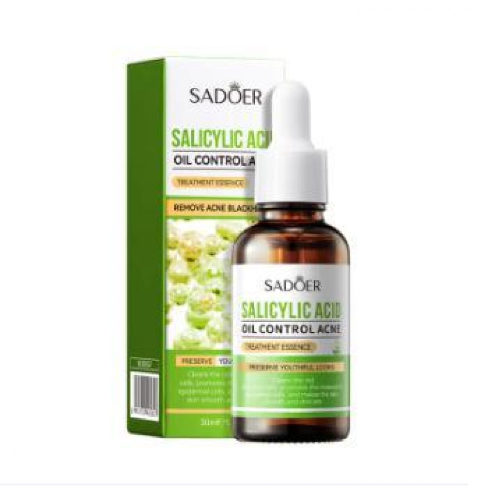 Сироватка для жирної проблемної шкіри Sadoer Salicylic Acid Oil Control Acne Treatment Essence, 30ml