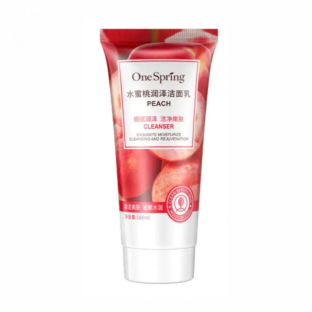 Пінка для вмивання Персик One Spring Peach Cleanser, 168 мл