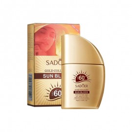 Сонцезахистний крем Sadoer Gold Collagen Sunscreen SPF 60 PA  30g