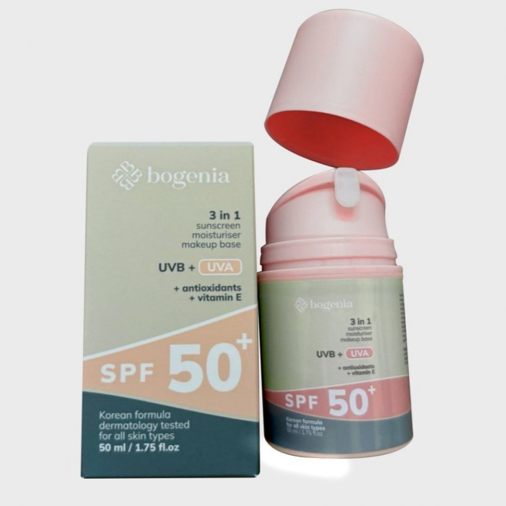 Сонцезахисний крем для обличчя Bogenia Sunscreeen Face Cream SPF 50