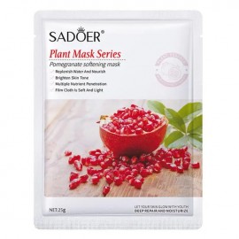 Тканинна маска обличчя Гранат Sadoer Plant Mask