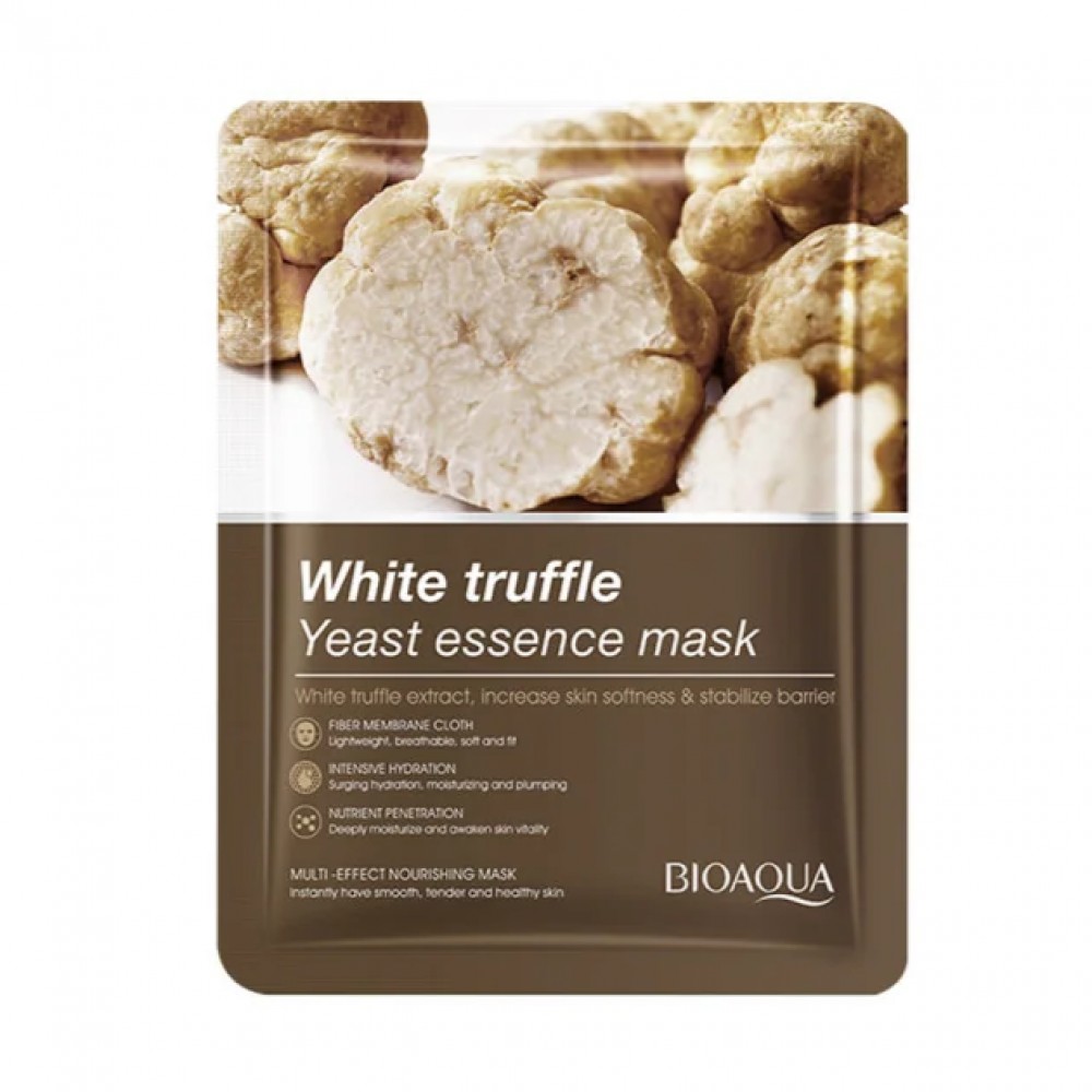 Тканинна маска з білим трюфелем Bioaqua White Truffle Yeast Essence Mask