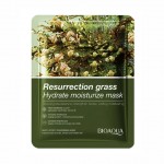 Тканинна маска для обличчя з екстрактом відновлюючої трави Bioaqua Resurrection Grass Multi Effect Nourishing Mask