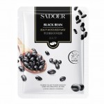 Тканинна маска для обличчя з екстрактом чорних бобів Sadoer Black Bean Beauty Moisturizing Mask