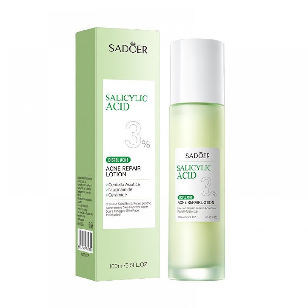 Відновлююча сироватка Анти акне Sadoer Salicylic Acid 3% Acne Repair Serum, 100 ml