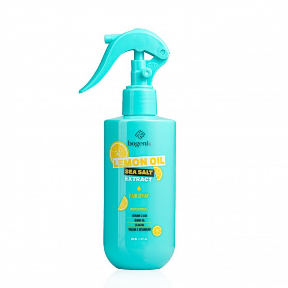 Спрей для волосся Lemon Oil & Sea Salt Spray Bogenia BG440 220 мл