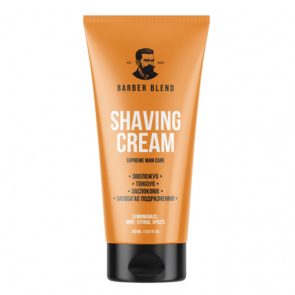 Крем для гоління / Shaving Cream Barber Blend 150 мл