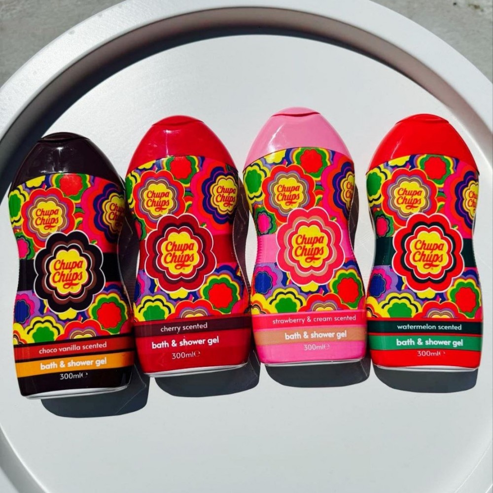 Гель для душу Chupa Chups 300 мл новий дизайн в асортименті