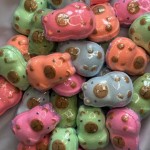 Бомбочка-гейзер для ванни Капібари міні та Лапки Висота 5 см Вага 25 гр