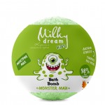 Бомба для ванн kids "Монстрик Max" 100 г Milky Dream