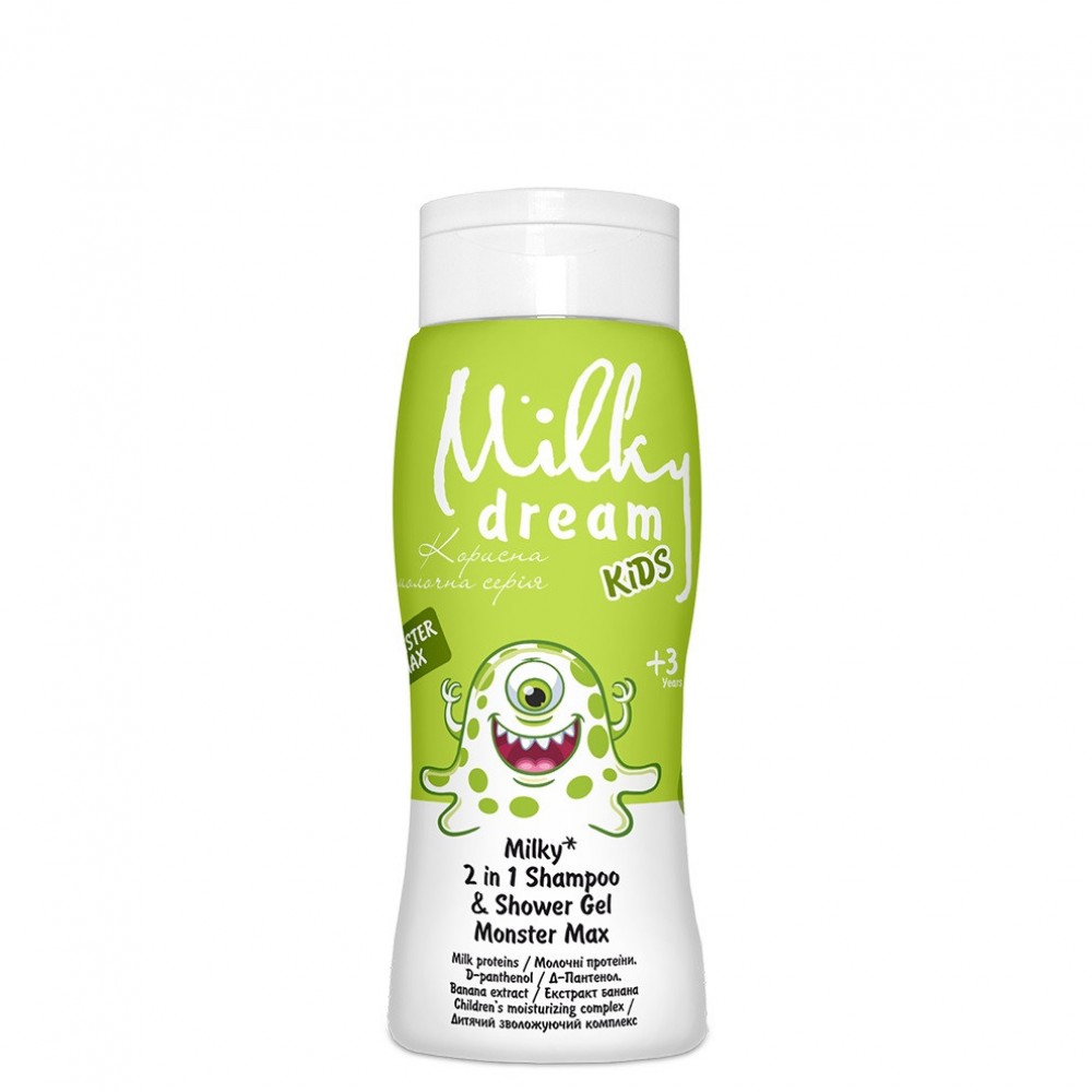 Шампунь-гель для душу 2в1 "Монстрик Max" 300 мл Milky Dream