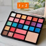 АКЦІЯ! 1=2 Тіні для повік 4Kiss Beauty Gorgeous матові і шиммерные, румяна та пудра