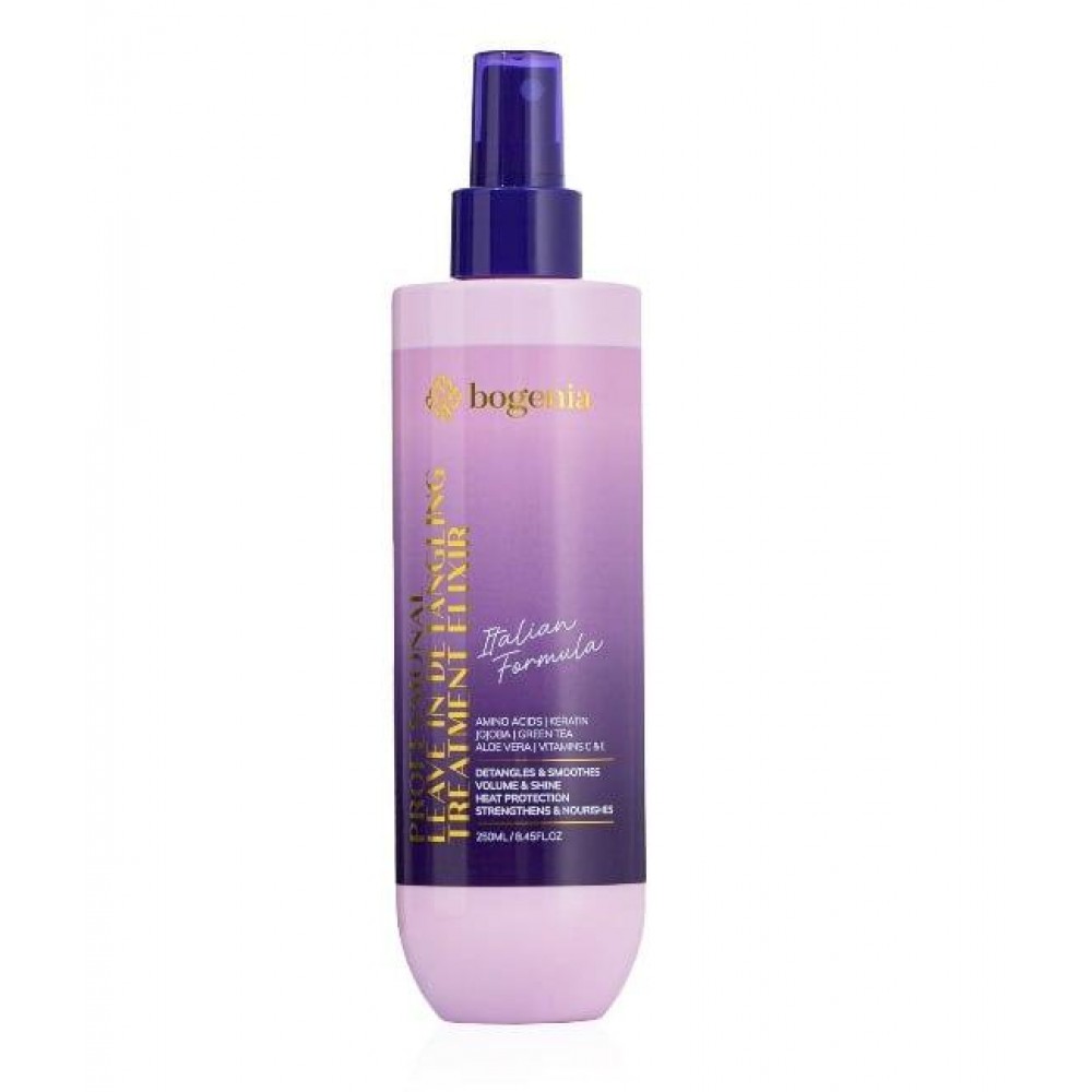 Професійний незмивний спрей-еліксір Professional Leave-in Detangling Treatment Elixir Bogenia BG446 250 мл
