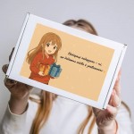 Подарункова коробка Дівчина з подарунками