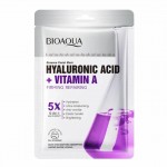Тканинна маска з гіалуроновою кислотою та вітаміном А Bioaqua Hyaluronic Acid+Vitamin A