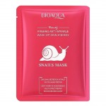 Тканинна маска для обличчя з муцином равлика Bioaqua Firming Anti-Wrinkle