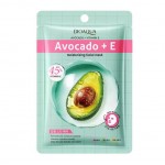 Зволожуюча тканинна маска для обличчя Bioaqua Avocado + Vitamin E
