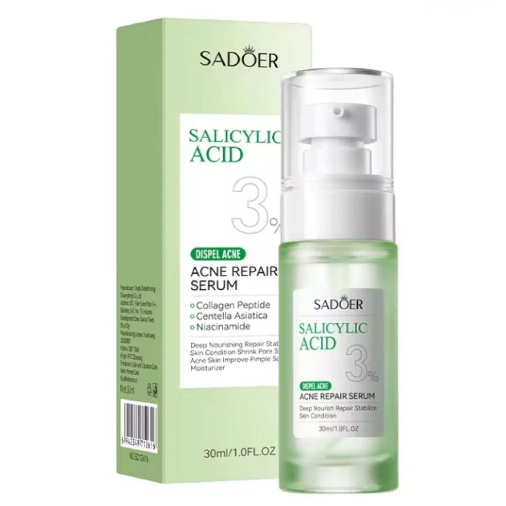 Відновлююча сироватка Анти Акне Sadoer Salicylic Acid 3% 30 ml