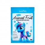 Маска для шкіри обличчя живильна Sadoer Казкові Тварини Единоріжка Чорниця