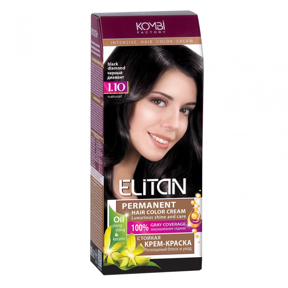Стійка крем-фарба для волосся Elitan intensive and natural color