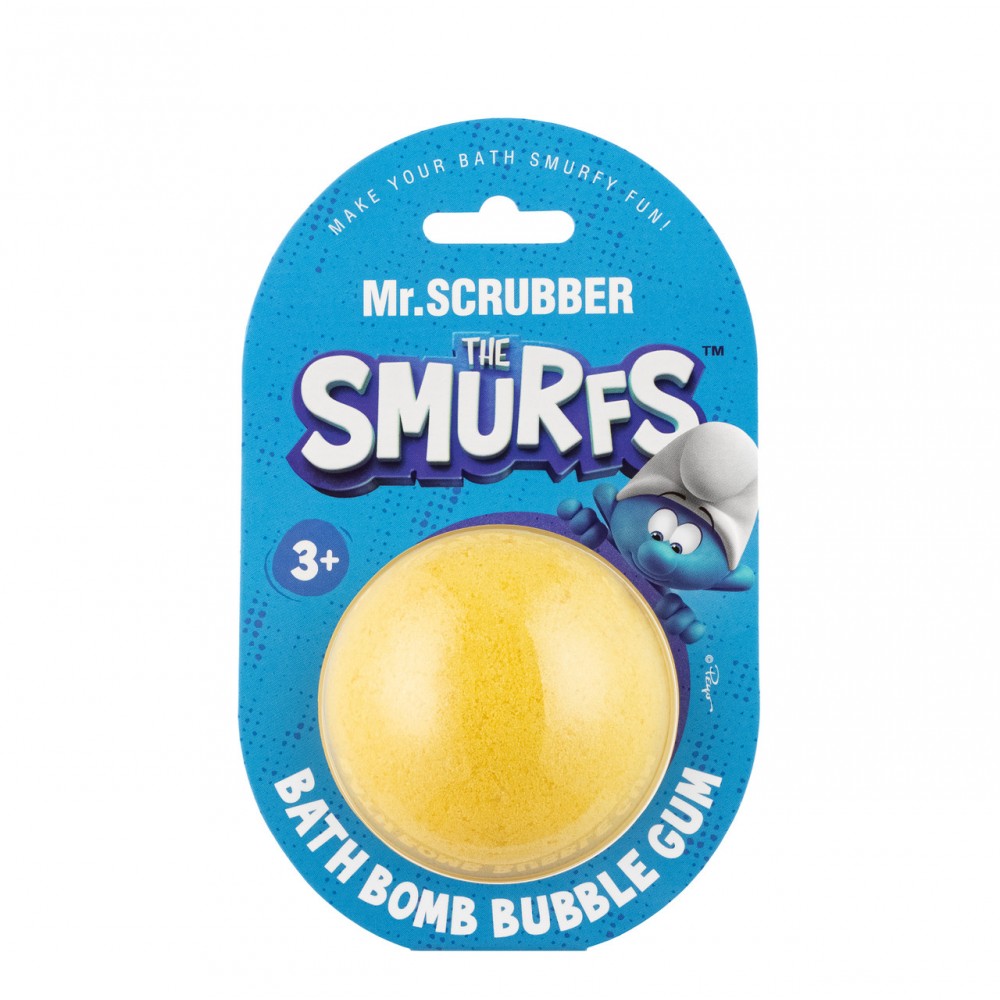 Бомбочка для ванни The Smurfs Bubble gum Mr.Scrubber
