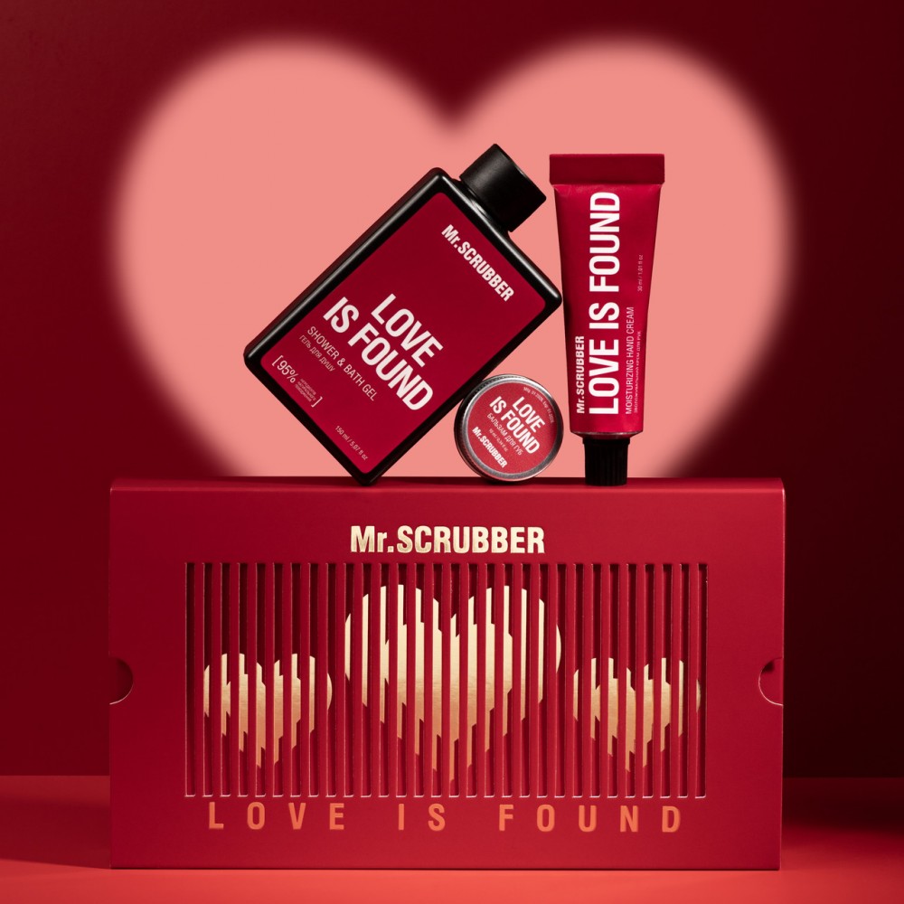 Подарунковий набір Love is found Mr.Scrubber