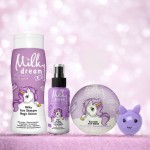 Набір для догляду за тілом і волоссям для дівчаток від 3 років Чарівна Єдиноріжка в подарунковій прозорому пакеті