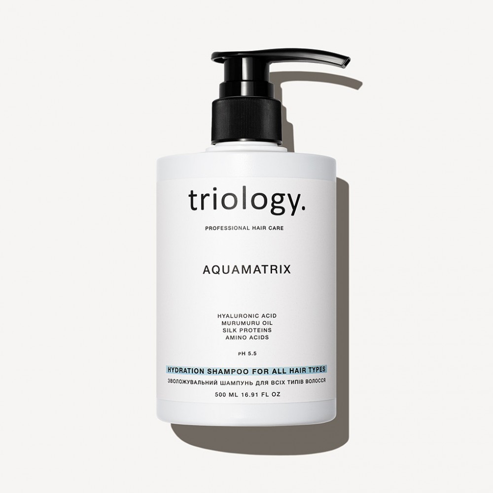 Зволожувальний шампунь для всіх типів волосся Aquamatrix Triology 500 мл