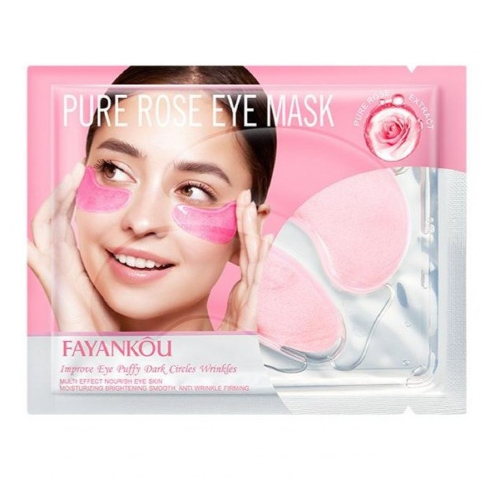 Патчі для шкіри навколо очей FAYANKOU Pure Rose Eye Mask