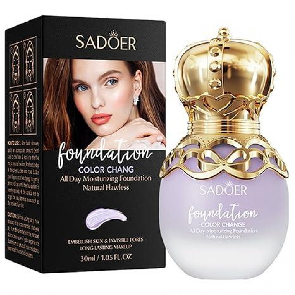 База під макіяж Sadoer Foundation Color Chang SPF 20