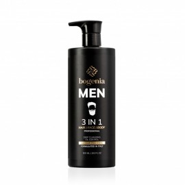 Чоловічий засіб Men 3в1 Hair Face Body Wash Bogenia BG450 500 мл