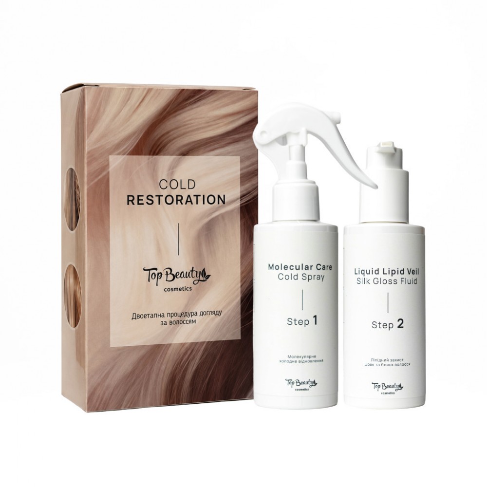 Набір Двоетапна система відновлення та догляду за волоссям Molecular Care Top Beauty 150 мл + 150 мл