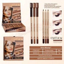 Олівець для брів Kiss Beauty Eyebrow